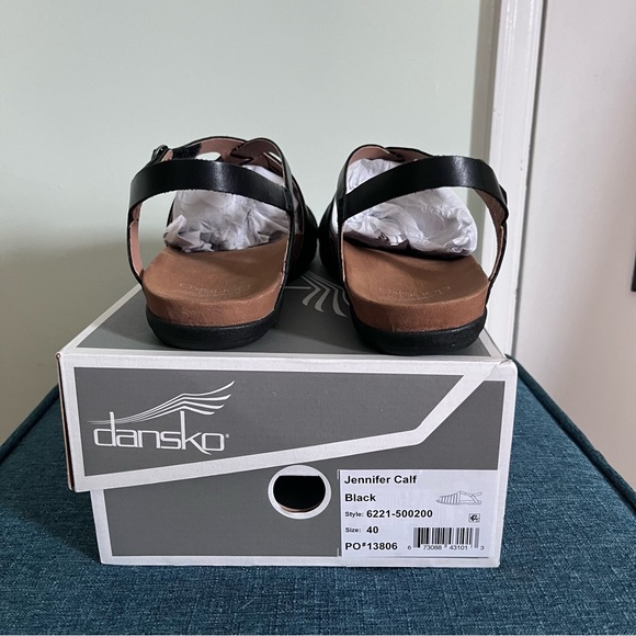 Dansko Jennifer Sandal in Black - Picture 5 of 7